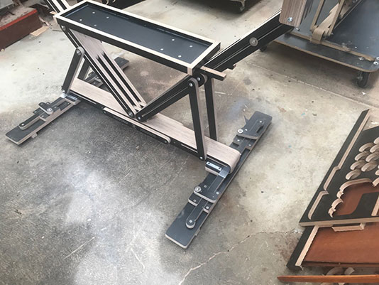 RC model aeroplane stand and support